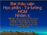 Quan điểm HCM về con đường, biện pháp quá độ lên CNXH ở Việt Nam và sự vận dụng quan điểm đó trong công cuộc đổi mới