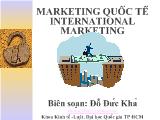 Slide Marketing quốc tế (International Marketing)
