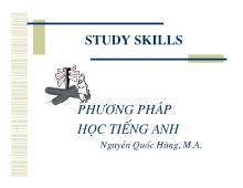 Study skills - Phương pháp học tiếng Anh