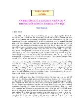 Ảnh hưởng của giáo lý nhân quả trong đời sống văn hóa dân tộc