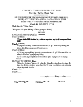 Đề thi tốt nghiệp cao đẳng nghề khoá 2 (2008-2011) nghề : Kỹ thuật sửa chữa, lắp ráp máy tính môn thi: Lý thuyết chuyên môn nghề (có đáp án) 10