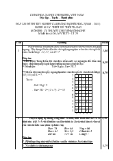 Đề thi tốt nghiệp cao đẳng nghề khóa 2 (2008-2011): May thiết kế thời trang (Lí thuyết+thực hành+Hướng dẫn giải) 25