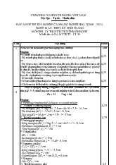 Đề thi tốt nghiệp cao đẳng nghề khóa 2 (2008-2011): May thiết kế thời trang (Lí thuyết+thực hành+Hướng dẫn giải) 39