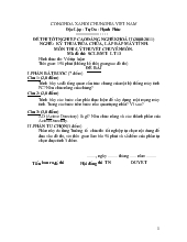 Đề thi tốt nghiệp cao đẳng nghề khoá 2 (2008-2011) nghề : Kỹ thuật sửa chữa, lắp ráp máy tính môn thi: Lý thuyết chuyên môn nghề (có đáp án) 13