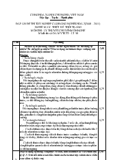 Đề thi tốt nghiệp cao đẳng nghề khóa 2 (2008-2011): May thiết kế thời trang (Lí thuyết+thực hành+Hướng dẫn giải) 38