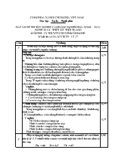 Đề thi tốt nghiệp cao đẳng nghề khóa 2 (2008-2011): May thiết kế thời trang (Lí thuyết+thực hành+Hướng dẫn giải) 27