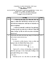 Đề thi tốt nghiệp cao đẳng nghề khóa 2 (2008-2011): Thiết kế thời trang (Lí thuyết+thực hành+Hướng dẫn giải) 08