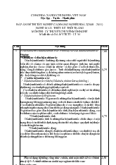 Đề thi tốt nghiệp cao đẳng nghề khóa 2 (2008-2011): May thiết kế thời trang (Lí thuyết+thực hành+Hướng dẫn giải) 34