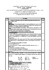 Đề thi tốt nghiệp cao đẳng nghề khóa 2 (2008-2011): May thiết kế thời trang (Lí thuyết+thực hành+Hướng dẫn giải) 30