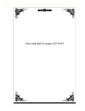 Giáo trình thiết kế mạng LAN WAN