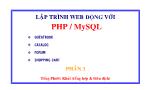 Lập trình Web động với PHP/MySQL - Phần 3