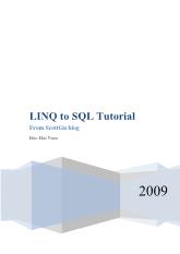 LINQ to SQL Tutorial