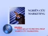 Bài giảng Nghiên cứu Marketing - Chương 1: Tổng quan về phương pháp nghiên cứu Marketing