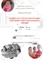 Luận văn Nghiên cứu cơ cấu dân số theo giới tính ở Việt Nam 1999 - 2009