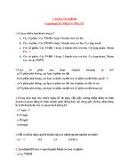 Câu hỏi trắc nghiệm Luật Kinh Tế - Phần kinh tế