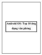Android OS: Top 10 ứng dụng văn phòng