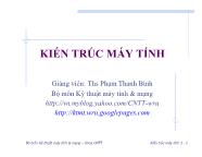 Bài giảng Kiến trúc của máy tính