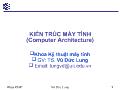 Bài giảng Kiến trúc máy tính (computer architecture)