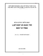 Bài giảng môn học về lắp ráp và bảo trì máy vi tính