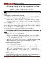 Bài giảng Những vấn đề cơ bản về tài chính