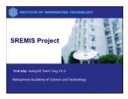 Dự án SREMIS Project