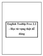 English Tooltip Free 2.2 -Học từ vựng thật dễ dàng