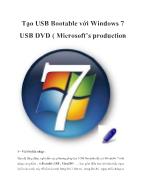 Tạo USB Bootable với Windows 7 USB DVD ( Microsoft’s production