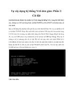 Tự xây dựng hệ thống NAS đơn giản: Phần 2: Cài đặt