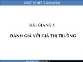 Bài giảng Đánh giá với giá thị trường