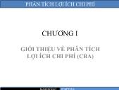Bài giảng Giới thiệu về phân tích lợi ích chi phí (cba)