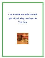 Các mô hình bảo hiến trên thế giới và khả năng lựa chọn của Việt Nam