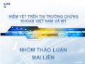 Đề tài Niêm yết trên thị trường chứng khoán Việt Nam và Mỹ