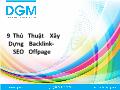9 thủ thuật xây dựng backlink-Seo offpage