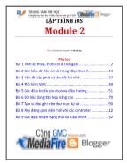 Giáo trình Lập trình IOS - Module 2