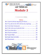 Giáo trình Lập trình IOS - Module 3