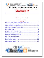 Giáo trình Lập trình Java - Module 2