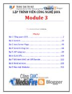 Giáo trình Lập trình Java - Module 3