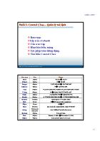 Lập trình Lập trình VB.Net 2005 - Control Class - Quản lý mã lệnh