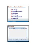 Lập trình Lập trình VB.Net 2005 - Menu –ToolBar