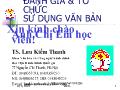 Đánh giá và tổ chức sử dụng văn bản