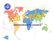 Những vấn đề chung về kinh tế quốc tế