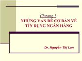 Chương 1: Những vấn đề cơ bản về tín dụng ngân hàng