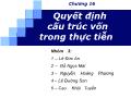 Chương 16 Quyết định cấu trúc vốn trong thực tiễn