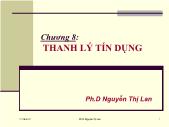 Chương 8: Thanh lý tín dụng