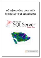 Dữ liệu không gian trên Microsoft SQL server 2008