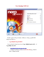Hướng dẫn ghi đĩa với Nero Burning ROM 6.0