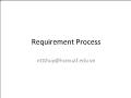 Requirement Process