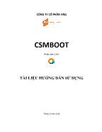 Tài liệu hướng dẫn sử dụng CSMBOOT