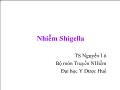 Bài giảng Nhiễm Shigella - Nguyễn Lô