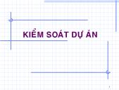 Quản lý dự án IT - Chương 5: Kiểm soát dự án
